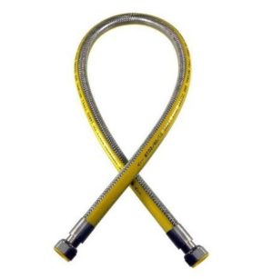 flexibilná pripojovacia hadica na plyn v súlade s EN 14800:2007, 1/2×1/2 FF, dĺžka 125cm Flexi hadice na plyn www.PlynoveHadice.sk